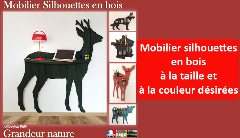 Nous réalisons tout mobilier à partir de la silhouette de votre choix