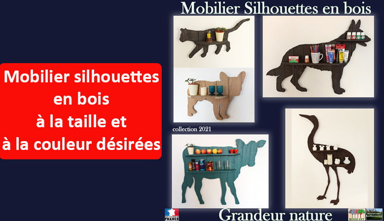 Nous réalisons tout mobilier à partir de la silhouette de votre choix