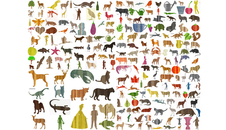 Silhouettes en bois grandeur nature